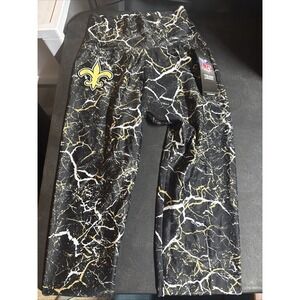 New Orleans Saints NFL Women's Majestic‎ Zubaz  Leggings Brand New W/tag Size XS